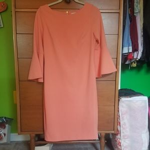 Calvin Klein Peach Dress